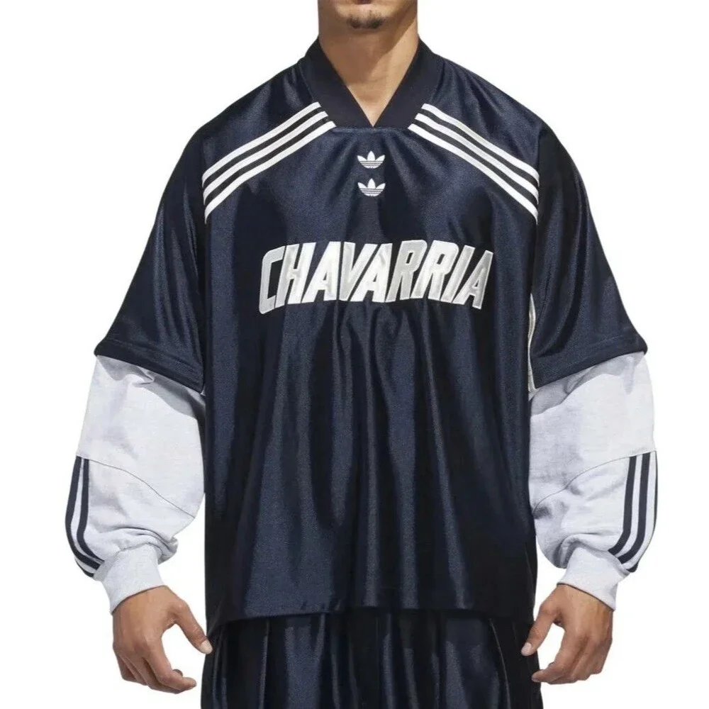 Adidas Originals Willy Chavarria WC Dazzle Jersey Legend Ink Long Sleeve KD1799